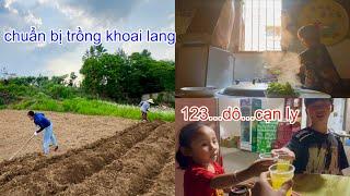 [573]Chuẩn Bị Cơm Cho Thợ Xây Ăn_Lên Luống Trồng Khoai Lang.