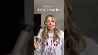 Curl my medium length hair using a Tong - Beach Waves