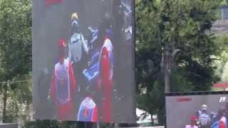 F1 Belgian Grand Prix 2015 Crash Marcus Ericsson (Sauber Ferrari)