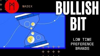 BULLISH BIT: Low Time Preference Brands