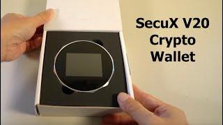 SecuX V20 Crypto Hardware Wallet Unboxing & Setup