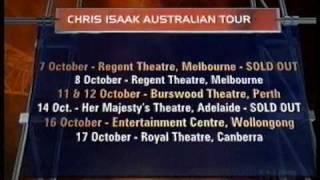 Chris Isaak - "The Footy Show"  2004 - Part 1