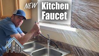 replace delta kitchen faucet. Easy new kitchen faucet with sprayer