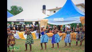 Gahu Social Dance Performed by Level 100 Students (2024) During Ewe Departmental Week Celebration.