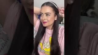 Penteado Simples Com Tiara #shorts