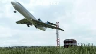 Animation vs Real Life - Yak-Service Flight 9633 #planecrash