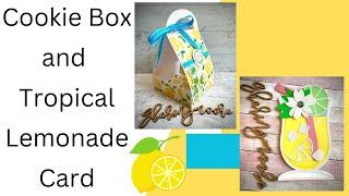 Citrus Punch Mondays ~ My Scrap Chick Cookie Box and Tropical Lemonade Card ~ Sharingmoore