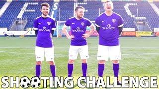 Scottish Youtubers VS Professional Footballers Shooting Challenge