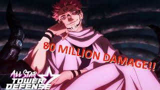 SUKUNA BUFF DOES 80 MILLION DAMAGE... - All Star Tower Defense