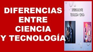 Balvas Academic: DIFERENCIAS ENTRE CIENCIA Y TECNOLOGÍA.