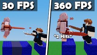 Does High FPS Make You Take Less Knockback? (Roblox Bedwars)