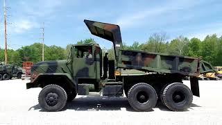 1985 M929A1 military dump truck 2010 rebuild C&C Equipment