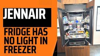 How to fix Jennair fridge lights