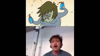 regular show makes pedro pascal cry