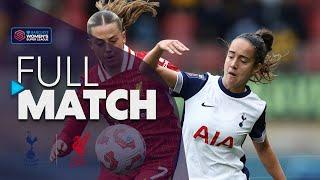 Full Match: Tottenham Hotspur v Liverpool | Barclays WSL 2024-25