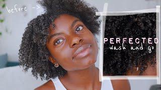 the PERFECT wash and go for TYPE 4 hair | embracing my coils