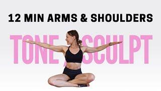 12 mins TONED ARMS & SHOULDERS / NO weight / No repeat