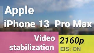 4K 2160p 30fps (telephoto camera) - iPhone 13 Pro Max video stabilization sample