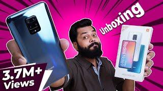 Redmi Note 9 Pro Max Unboxing And First Impressions Huge Display,Huge Battery, SD 720G & More