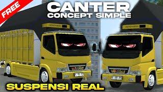 REVIEW DAN SHARE MOD BUSSID TRUK CANTER CONCEPT SIMPLE‼️