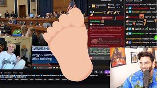 xQc shocks Hasanabi's stream with feet (during Ramadan)