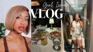 Vlog :Girl Issues! My Makeup Is Stressing Me Out! Dinner Date, Lots of New Makeup Purchases!