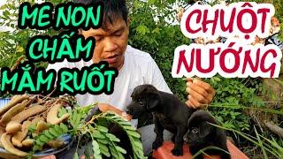 Đặc Sản Chuột Nướng Cùng Me Non Chấm Mắm Ruốc | Liêm Vlogs