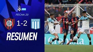 San Lorenzo 1 vs 2 Racing Club | #TorneoBetano | Resumen | Fecha 23