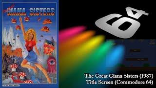 The Great Giana Sisters (1987) Title Screen (Commodore 64)