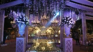 Pakistani Outdoor Open Air Wedding Reception Decor Setup - in Lahore | By Zafar Group