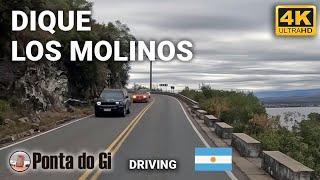 POTRERO de GARAY #driving TOUR hasta DIQUE LOS MOLINOS 4K uhd 2024 SIERRAS de CORDOBA - ARGENTINA