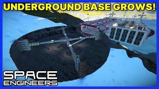 MORE DRILLING plus REFINERY TOUR! - Vanilla SPACE ENGINEERS Gameplay - Survival - Ep 11