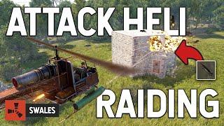 RAIDING WITH THE NEW ATTACK HELI - RUST