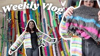 Zwei WIPs beendet, Key Sweater nimmt Form an und vieles Mehr | Weekly VLOG| Stricken & Häkeln