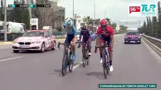 Minsk Cycling Club Stanislau Bazhkou in the breakaway - Tour of Turkey 2021, Stage 4