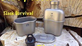 Ultimate Survival Water!  Titanium Heavy Cover Canteen Cup and lid review