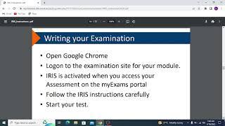 Iris Invigilation System Unisa Instructions