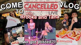 CANCELLED PODCAST LIVE TOUR VLOG | meeting tana & greg + getting posted ?!!
