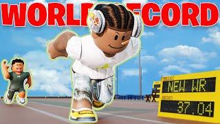 Breaking World Records In Roblox Track & Field: Infinite