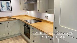 Solid Wood Full Stave Oak Worktop