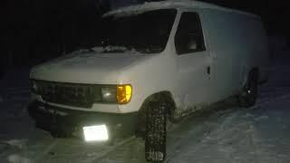 6.0L POWERSTROKE VAN COLD START!!