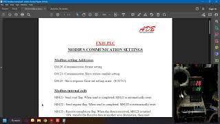 FX3U Lollette ModbusRTU Autonics TK4