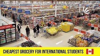 Real Canadian Grocery Shopping ( 150 $ ) In  2022 | Cheapest Store For Student | The Indian Guide