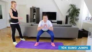 10 Minuten Bein & Po Workout | Motionrevolution