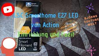 Smart Home LED Lampe LSC von Action Einrichtung und Test