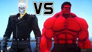 GHOST RIDER VS RED HULK - EPIC BATTLE