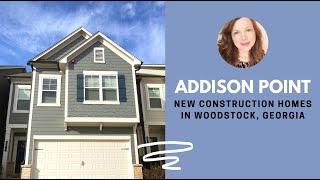 Addison Point Townhomes - NEW CONSTRUCTION in Woodstock, GA! #woodstockga #newconstruction