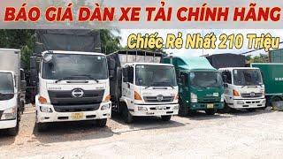 Báo giá dàn xe tải Chính hãng Mitsubishi, Hino, Isuzu có sẵn tháng 6/2023 - Xe tải Sài Gòn