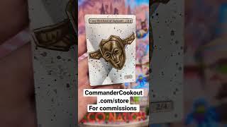 Altered Art MTG/EDH Gray Merchant of Asphodel Zombie Fast-Tutorial #art #shorts