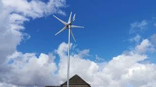 Vevor wind turbine 400w. Off grid power.